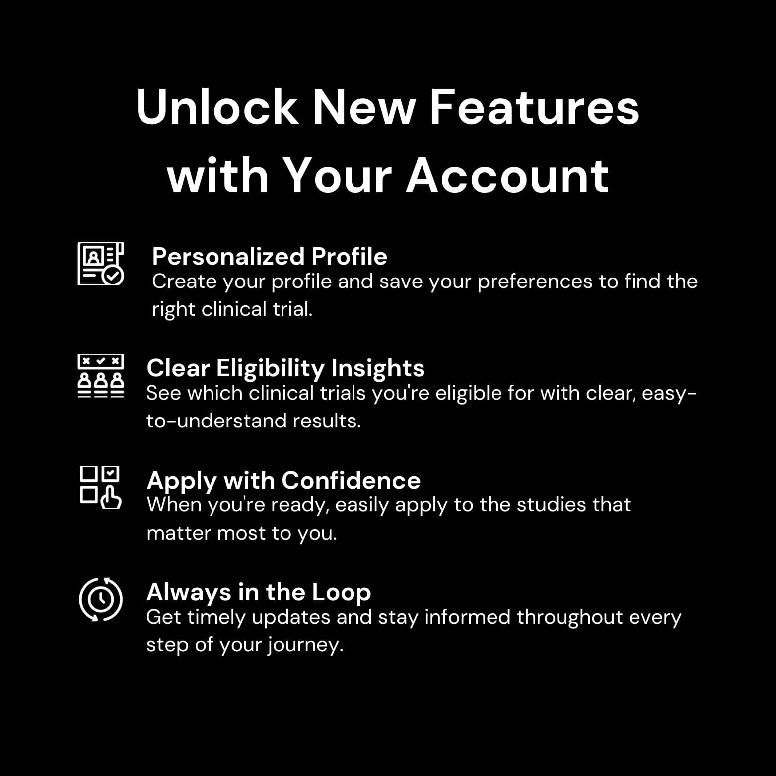 Benefits of Signing Up